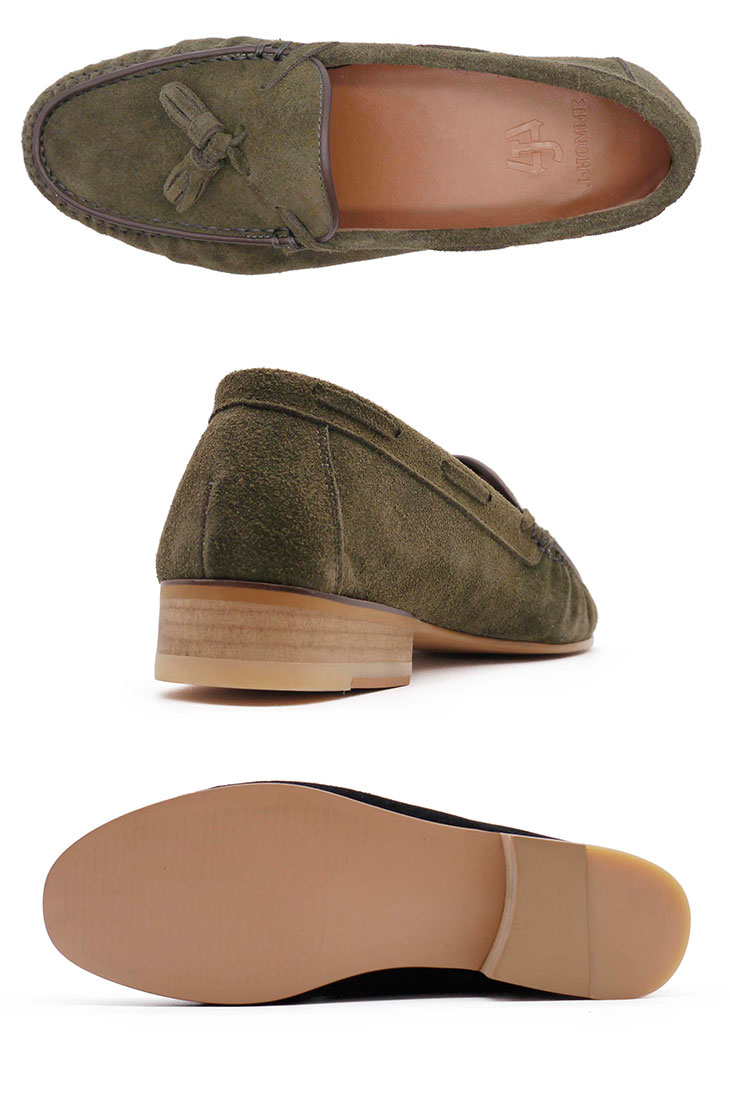 人気】LOBB'S ロブス ローファー カーキ サイズ7 パラブーツ ランス